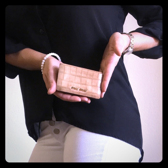 Miu Miu Handbags - 💞MIU MIU💞 small wallet Card Holder